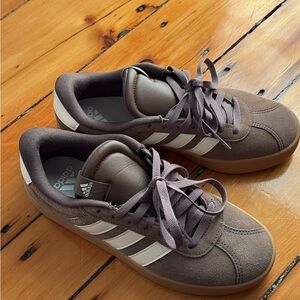 Adidas Women's Brown Court Sneakers